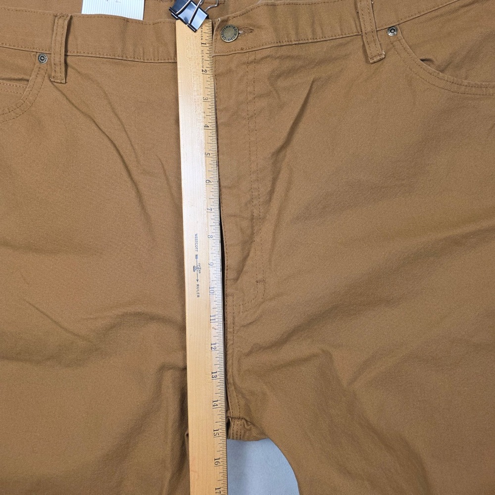 Dickies Mens Duck Carpenter Relaxed Fit Flex Pants 44x30 Brown New With Tags - Picture 10 of 10